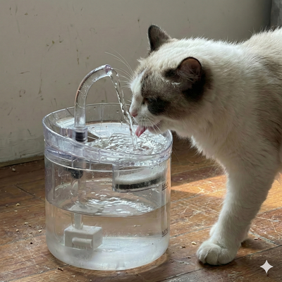 Fântână automată de apă pentru pisici și câini, 2L – Elecpet