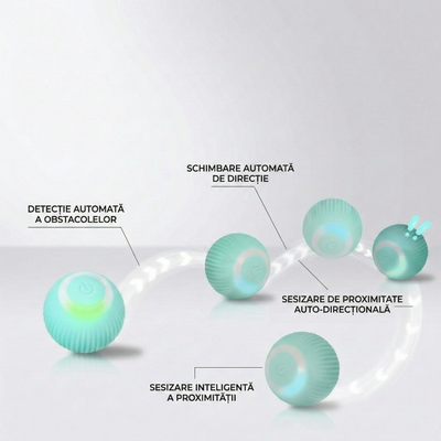 Minge interactivă smart pentru pisici (USB-C)