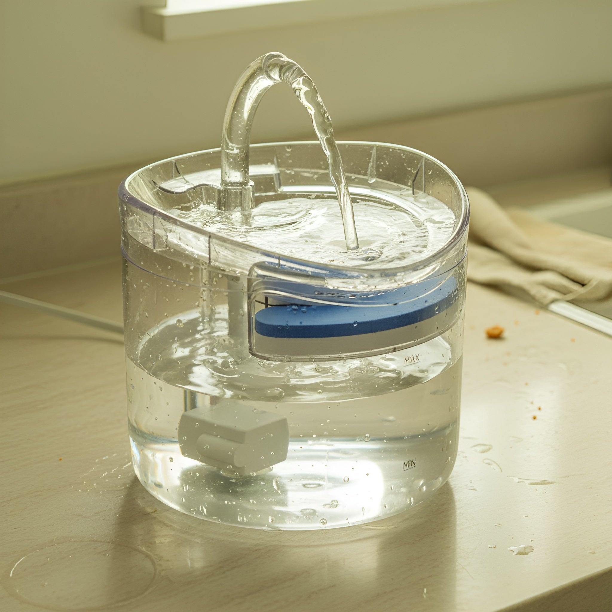 Fântână automată pentru pisici (2L) - i - vory|Urban|