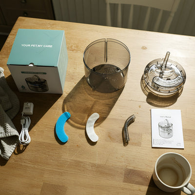 Fântână automată pentru pisici (2L) - i - vory|Urban|