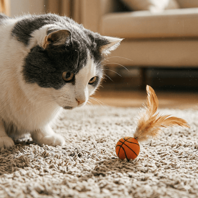 Minge interactivă cu pene pentru pisici - i - vory|Urban|